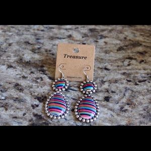 Zarape beaded earrings